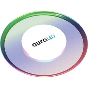 Aura Circular LED Lighted Coasters (4-Pack)