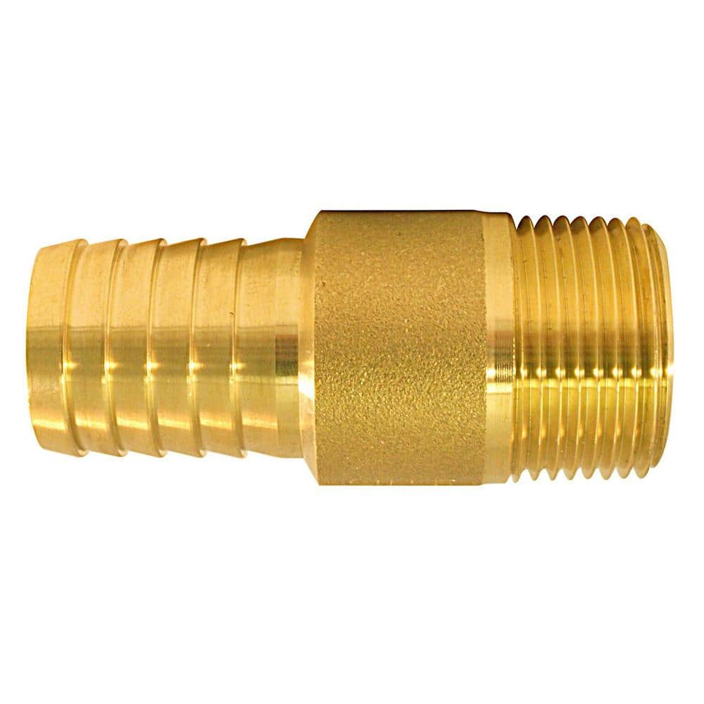 Amflo 808 Brass Barb Air Hose Fitting for 1/2″ Hose ID x 1/2″ MNPT - Tire  Supply Network