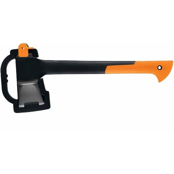 3 lb. Axe with 17 in. Wood Handle, Shock-Absorbing Handle, X11 Super Wood Splitting Axe for Small to Medium Size Logs