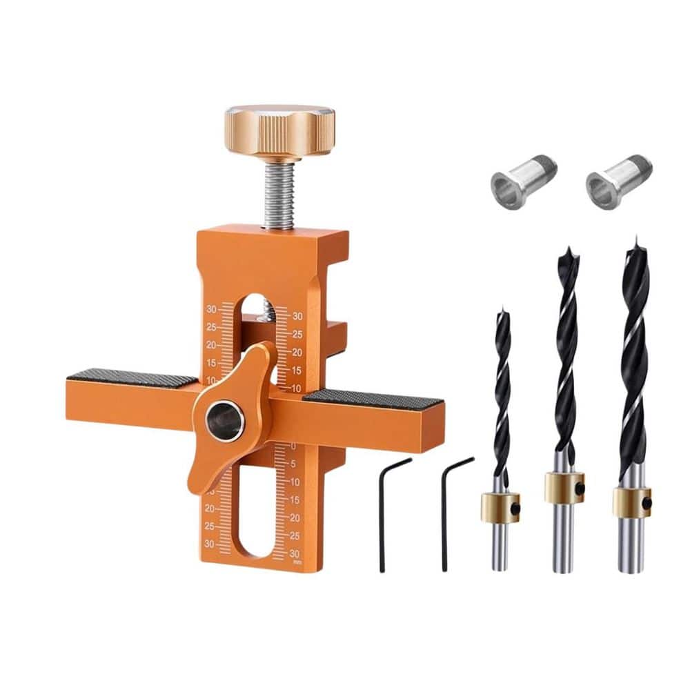 1-Pack Orange Aluminium Alloy Cabinet Door Installation Jig Adjustable Positioner Mounting Tool for Cabinet Installation price history on PriceWatchPro