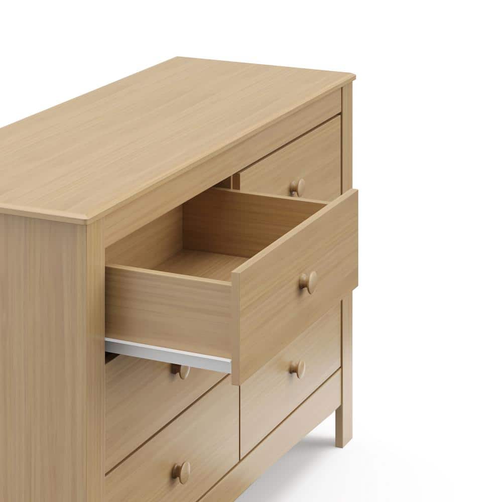 Driftwood 6-Drawer Double Dresser for Nursery