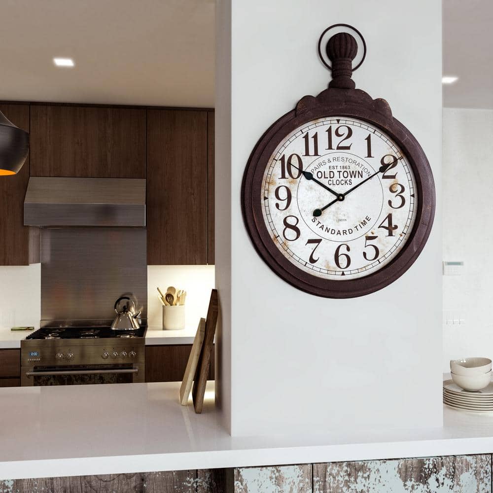 Yosemite Home Decor Old Town Wall Clock
