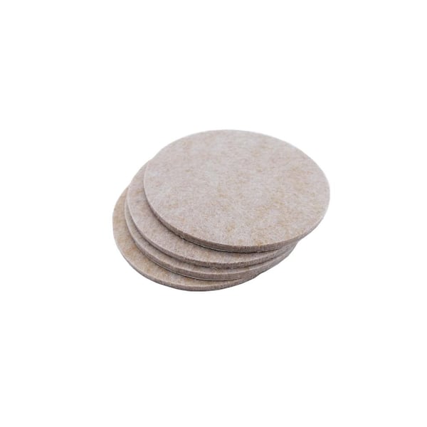 Everbilt Four 7 in. and Four 3-1/2 in. Beige Round Plastic Heavy-Duty Furniture  Slider Pads for Carpeted Floors (8-Pack) 4723044EB - The Home Depot