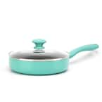 GreenLife Diamond Ceramic Non-stick 5 Qt. Saute Pan, Turquoise - Yahoo  Shopping