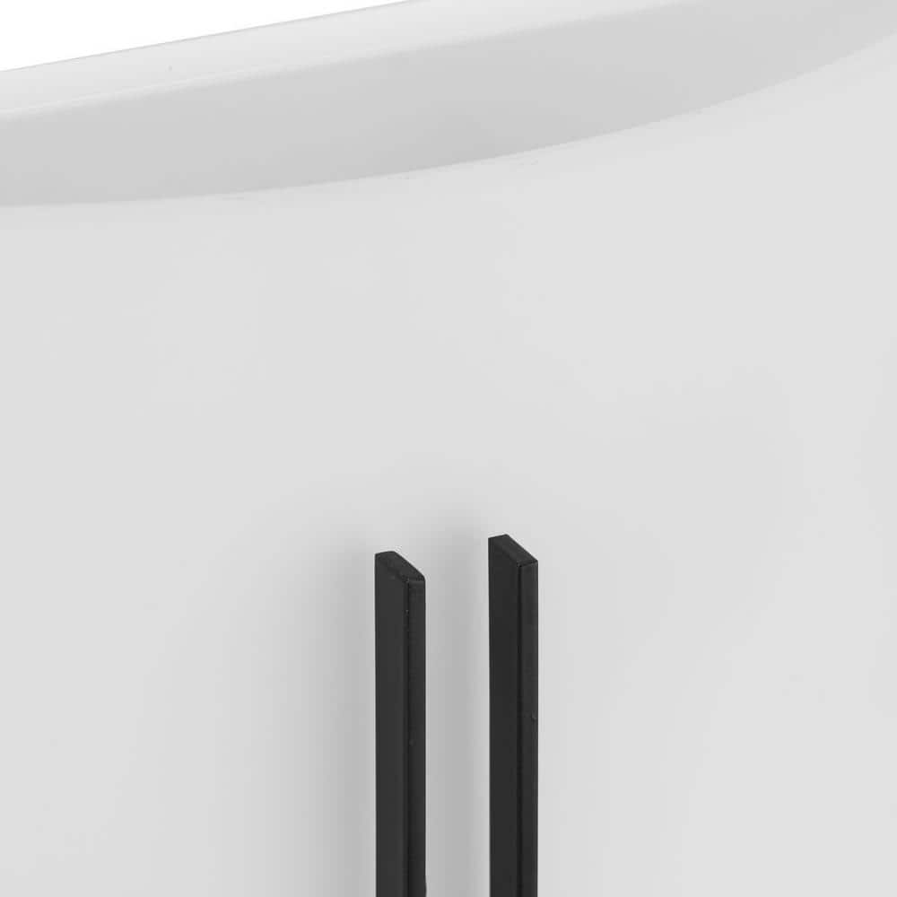 Modern Matte Black Glass Sconce with Etched Shade