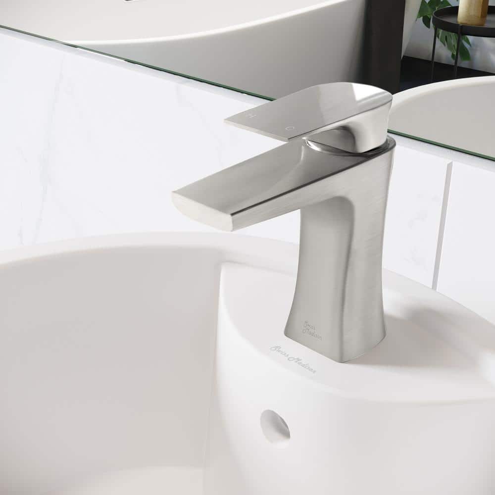 Monaco Single-Handle Single-Hole Bathroom Faucet in Brushed Nickel price history on PriceWatchPro