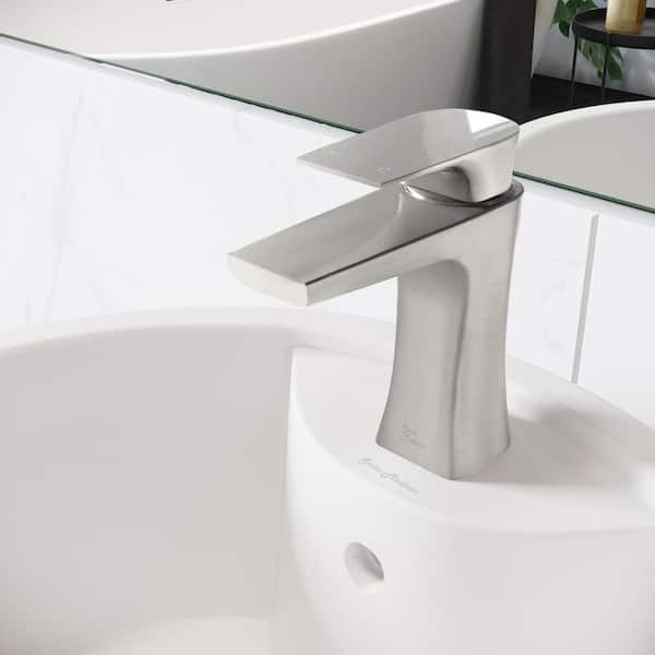 Swiss Madison Monaco Single-Handle Single-Hole Bathroom Faucet in Brushed Nickel