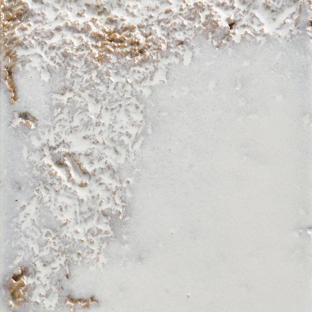 Reef White Glossy Ceramic Wall Tile 2.83 x 7.68 inches