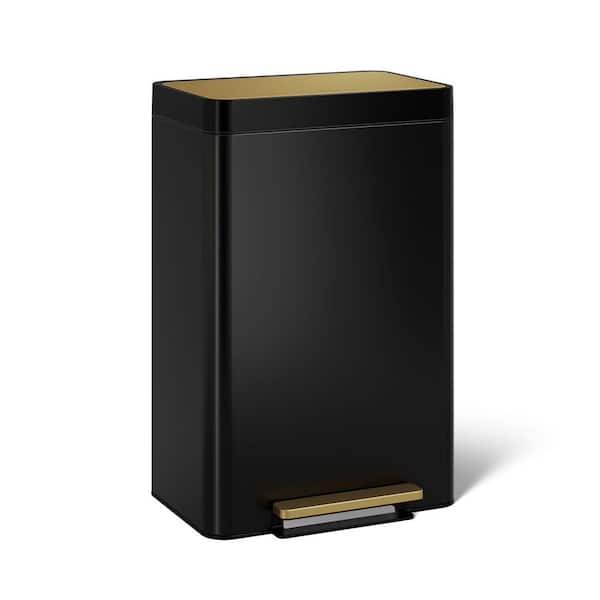 13 Gal. Stainless Steel Step Trash Can