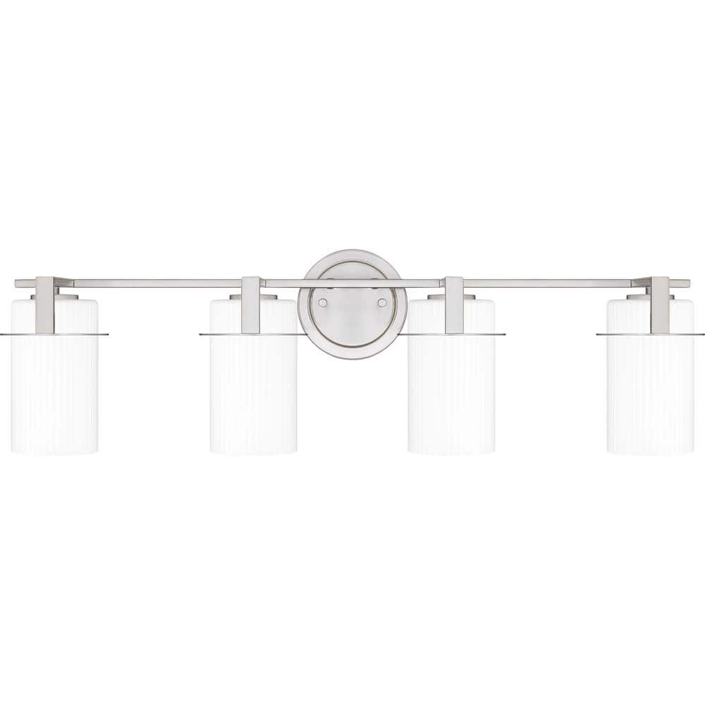 Seymour 31 in. 4-Light Brushed Nickel Vanity Light price history on PriceWatchPro