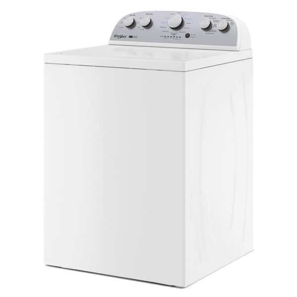 Whirlpool® 3.9 Cu. Ft. White Stainless Steel Wash Tub Top Load Washer with  Extra Rinse Option WTW4957PW