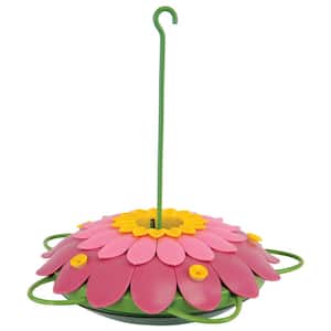 Pink-So Real 3D Single Flower Hummingbird Feeder