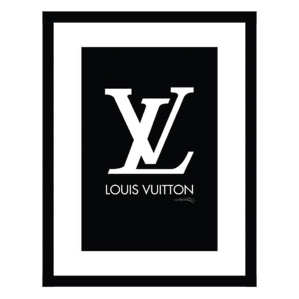 VENICE BEACH Collections Fashion Designer Bold Logo by Fairchild Paris Framed Graphic Print Abstract Poster Art Print 18 in. x 14 in.