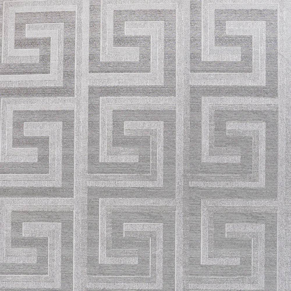  Greek Key Meander Print Upholstery Fabric by The Yard