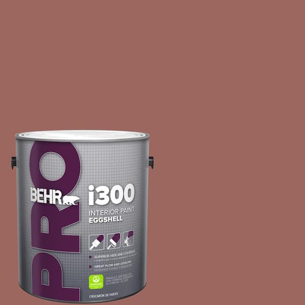BEHR PRO 1 gal. #ECC-34-3 Terra Cotta Sun Eggshell Interior Paint