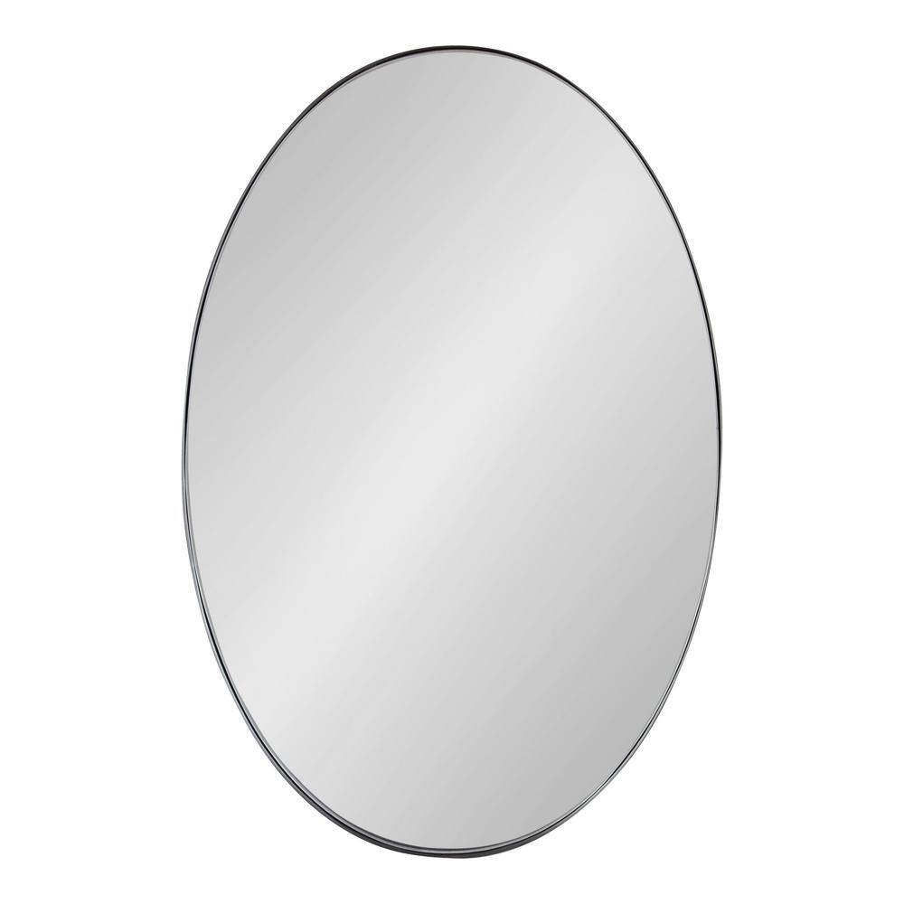 Elegant Oval Bronze-Gold Vanity Wall Mirror 24x34.7