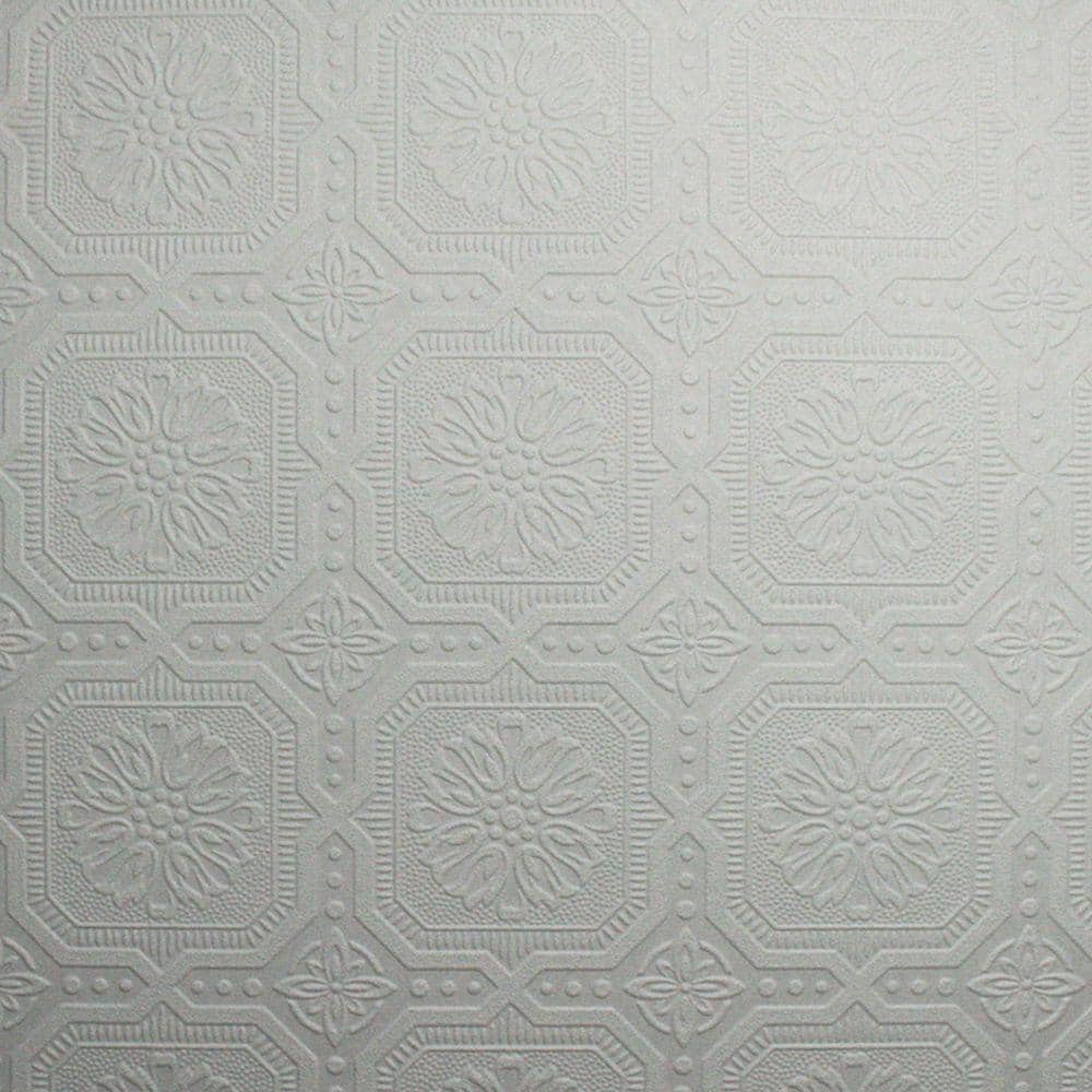 Graham & Brown 10-014 Paintable Pure Geometric White Wallpaper : Amazon.in:  Home Improvement