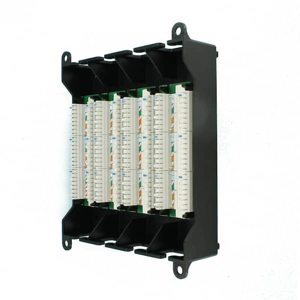 Leviton Structured Media Twist and Mount Patch Panel with 24 Cat 