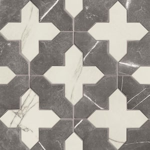 Istanbul Squire Shield Night with Day Cross 6 in. x 8-3/8 in. Porcelain Floor and Wall Tile (9.12 sq. ft. /Case)