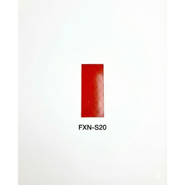 Fire Suppression Sticker 1.57 in. x 3.94 in. Model FXN-S20