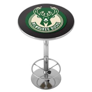 Milwaukee Bucks Logo Green 42 in. Bar Table