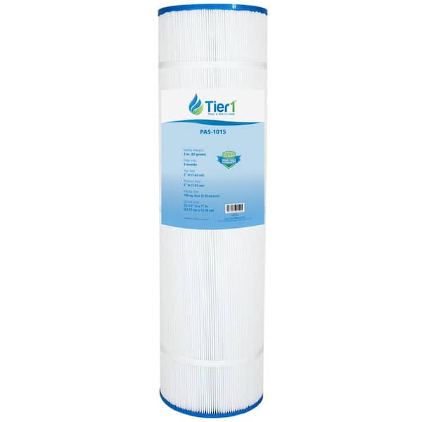 Tier1 25.5 in. x 7 in. 100 sq. ft. Pool & Spa Filter Cartridge Replacement for Hayward C4000, Filburn FC-1270, Pleatco PA100N
