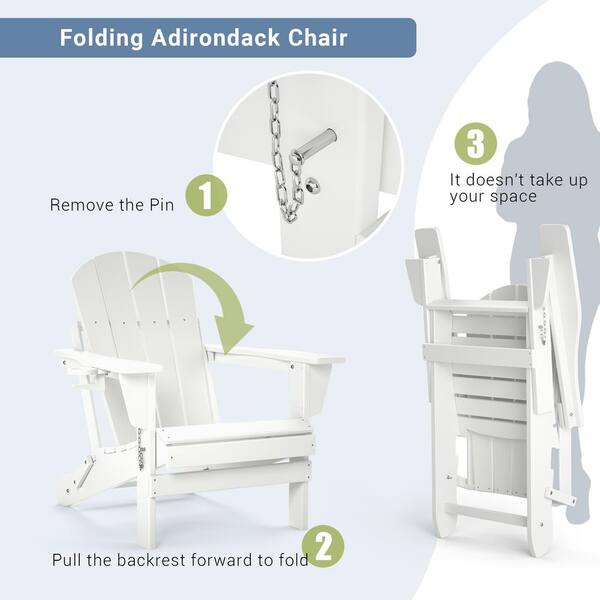 Siavonce TORVA Folding Adirondack Chair, Fire Pit Chair Siavonce TORVA Folding Adirondack Chair, Fire Pit Chair