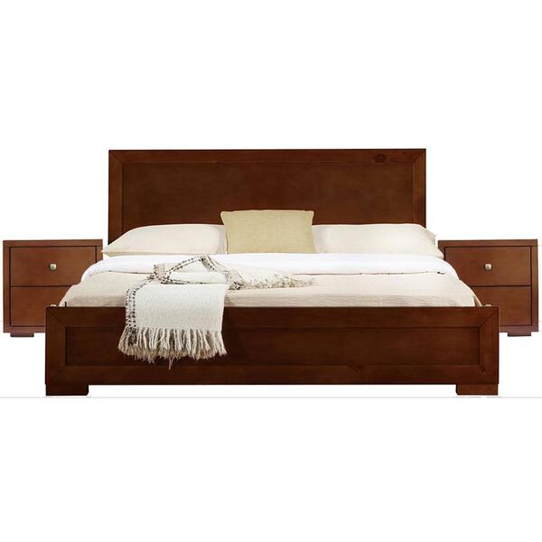 Camden Isle Trent 82.3 in. 3-Piece Walnut Queen Bedroom Set