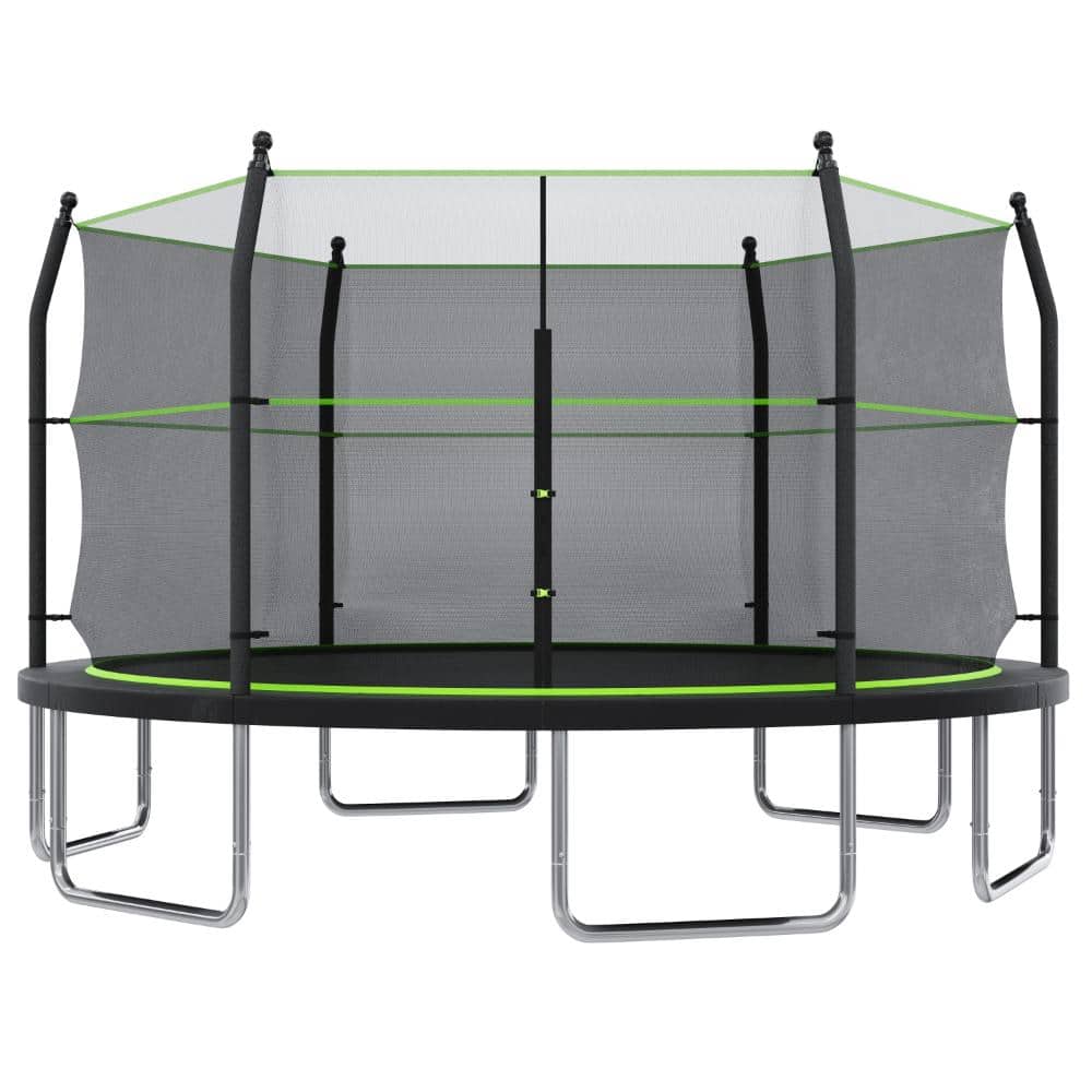 14FT Heavy-Duty Backyard Trampoline with Enclosure Net and Ladder price history on PriceWatchPro