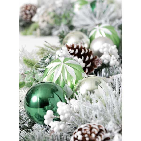 Northlight 9 ft. x 10 in. Spruce Artificial Christmas Garland, Icy White