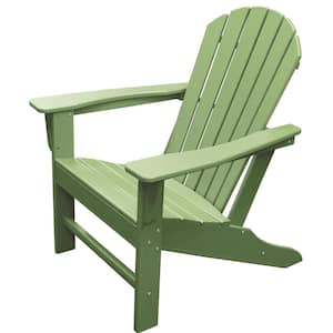 Atlantic Classic Curveback Mint Plastic Outdoor Patio Adirondack Chair