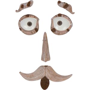 Outdoor Garden and Tree Whimsical Face Decoration Set (6-Pieces)