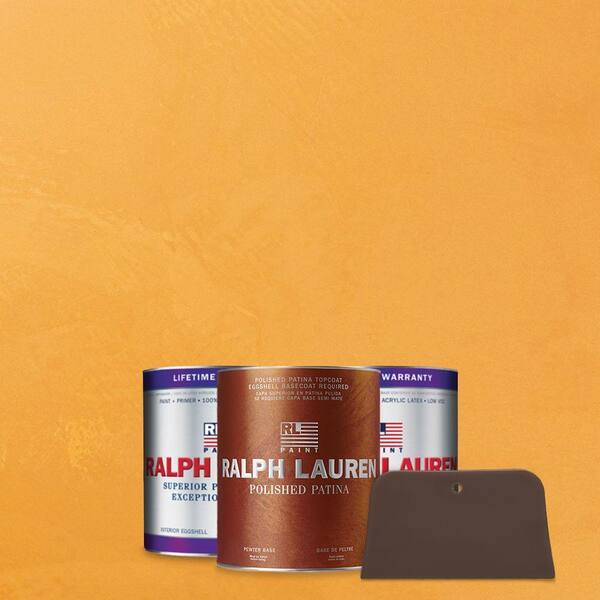 Ralph Lauren 1 qt. New Amber Pewter Polished Patina Interior Specialty Paint Kit