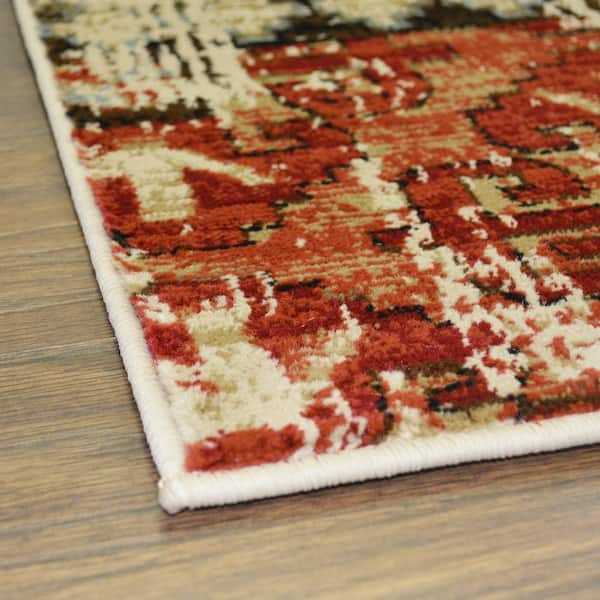 American Destination Tuscon Multi-Colored 5 ft. x 8 ft. Southwest Area Rug
