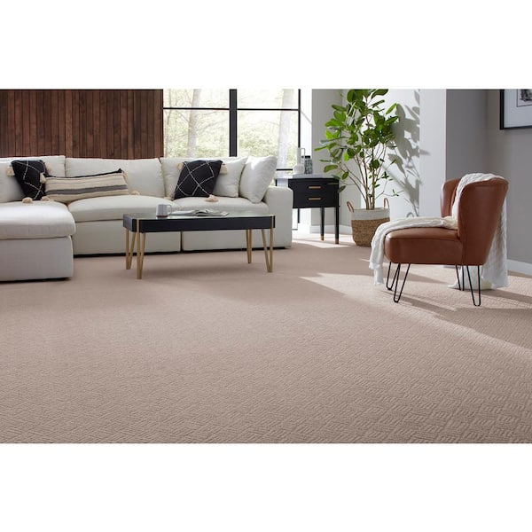 Embers Aloft Rocky Ridge Gray 39 oz. Triexta Pattern Carpet - Installation Required