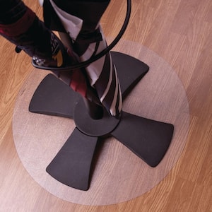 Ultimat Polycarbonate Circular Floor Mat for Hard Floors - 24" Diameter