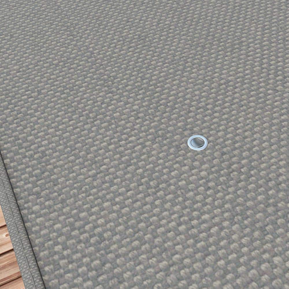 10 ft x 10 ft Dark Gray Polyester Pergola Canopy Replacement