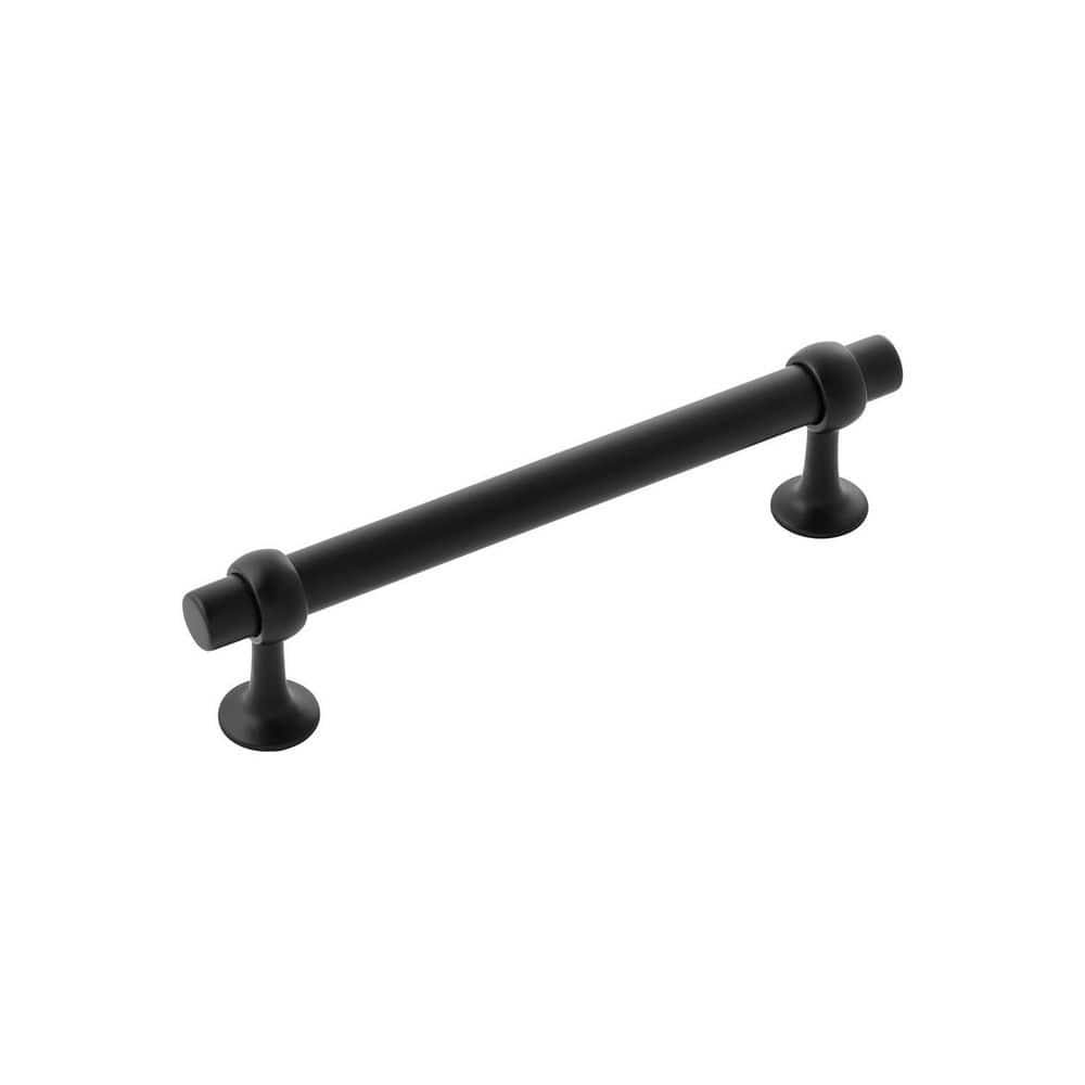 Ostia Collection Pull 5-1/16 in. (128 mm) Center to Center Matte Black Bar Cabinet Pull price history on PriceWatchPro