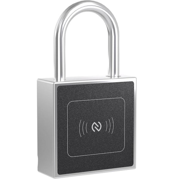 Unbranded Battery Free Smart Padlock Keyless NFC Electronic Lock SS304 Steel Waterproof Outdoor Gate Fence Bicycle Lock