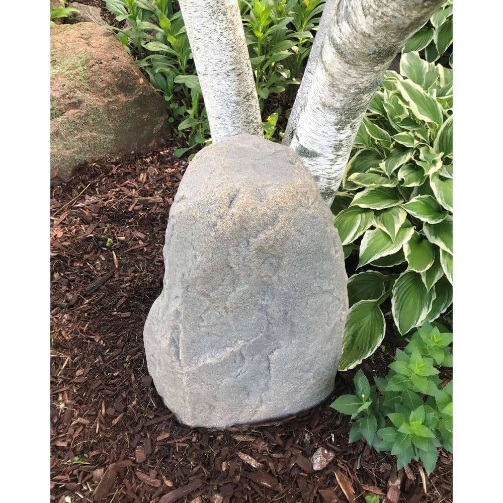 23" Riverbed Faux Stone Utility Cover