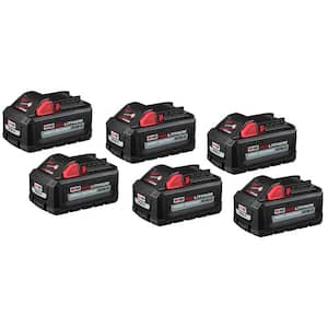 M18 18-Volt Lithium-Ion High Output 6.0Ah Battery Pack (6-Pack)
