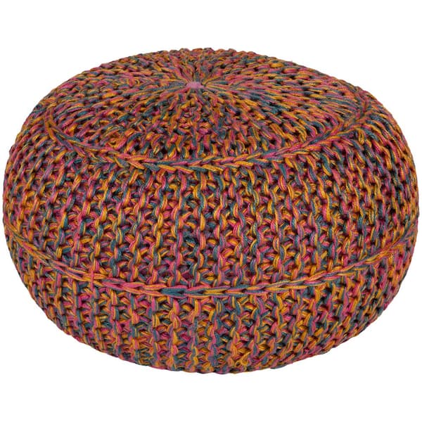 Artistic Weavers Kylie Mustard Accent Pouf