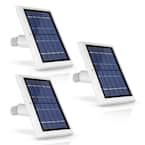 Solar Panel Compatible with Arlo Ultra/Ultra 2, Pro 3/Pro 4 and Arlo Floodlight Only with 13 ft. Cable (3-Pack, White)