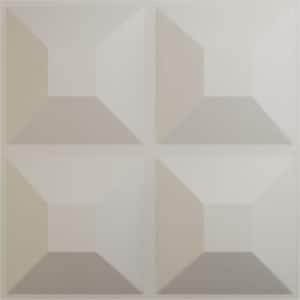 11-7/8 in. W x 11-7/8 in. H Swindon EnduraWall Decorative 3D Wall Panel, Satin Blossom White (Covers 0.98 Sq.Ft.)