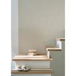 Boutique Collection Cream/Beige Shimmery Tonal Plain Non-Pasted Paper on Non-Woven Wallpaper Sample