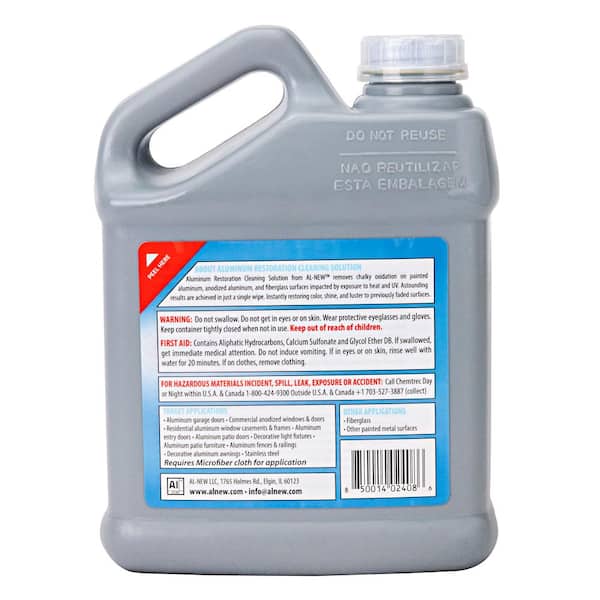 Aluminum Brightener/ Stain Remover / Cleaner & Restorer / Made in USA /  Quality Chemical / 1 Gallon (128 FL Oz) - Yahoo Shopping