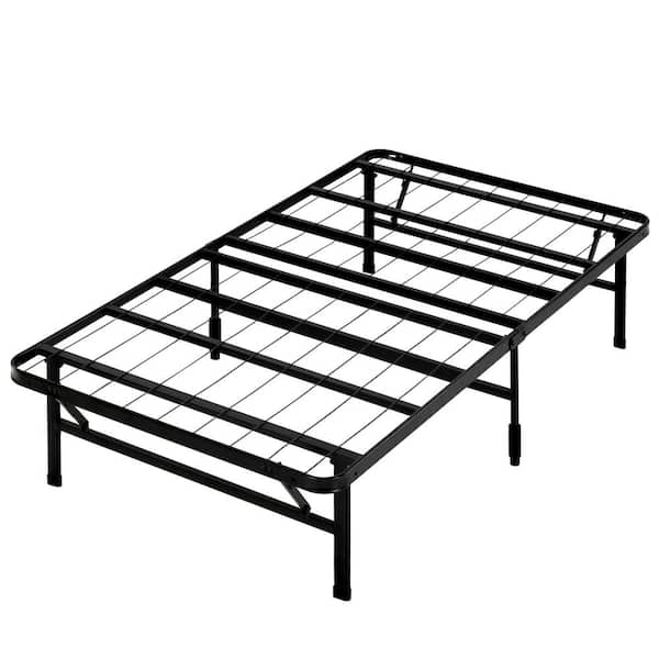 Zinus Smart Base Black Twin Bed Frame with Tool-Free Assembly