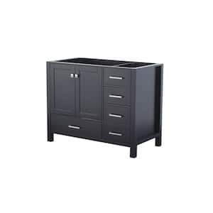 Cambridge 42 in. W x 21.5 in. D x 34.5 in. H Freestanding Bath Vanity Cabinet Only in Espresso