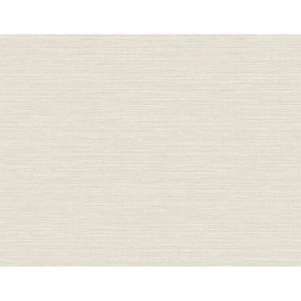 Grasscloth Effect Beige Paper Non Pasted Strippable Wallpaper Roll (Cover 60.75 sq. ft.)