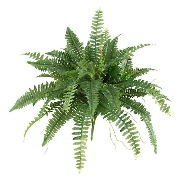 Nearly Natural 40 in. Artificial Boston Fern (Set of 2)